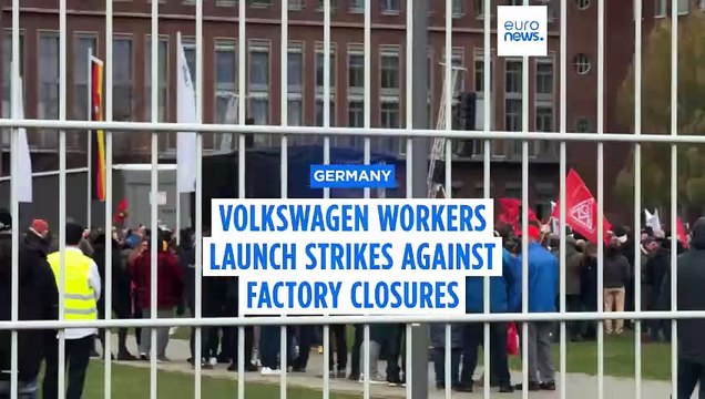 Volkswagen workers on strike over proposed pay cuts and plant closures