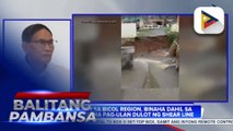 Ilang lugar sa Bicol Region, binaha dahil sa patuloy na pag-ulan dulot ng shear line