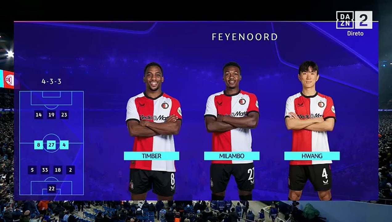 Manchester City vs Feyenord 1st Half Uefa Champions League 24/25