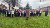 Blaenavon students serenaded the community with carols.