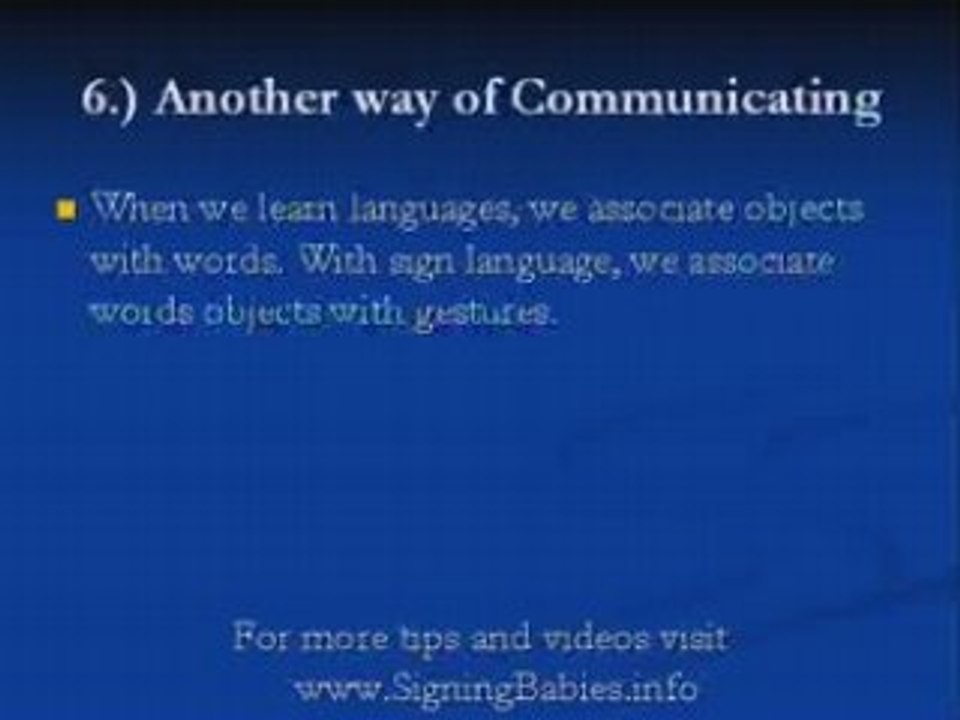 Six Tips For Teaching Your Child Sign Language