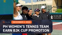 Alex Eala, PH women’s tennis team earn Billie Jean King Cup promotion