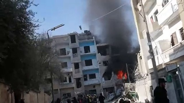 غارات سورية روسية في شمال سوريا