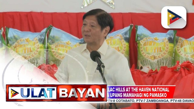 Mga batang babae na biktima ng pang-aabuso at inaalagaan sa Marillac Hills at The Haven Center for Women, binisita at binigyan ng maagang Pamasko ni PBBM