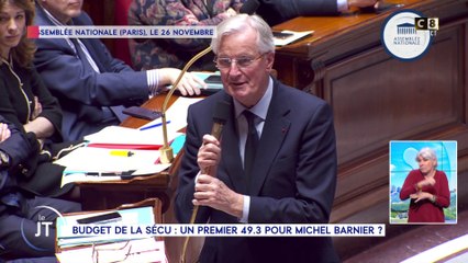 JT du 02 décembre : Budget de la sécu, un premier 49.3 pour Michel Barnier ?