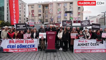 CHP'nin Esenyurt'taki Demokrasi Nöbeti.