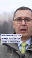 No Romanian election winner as attention turns to presidency