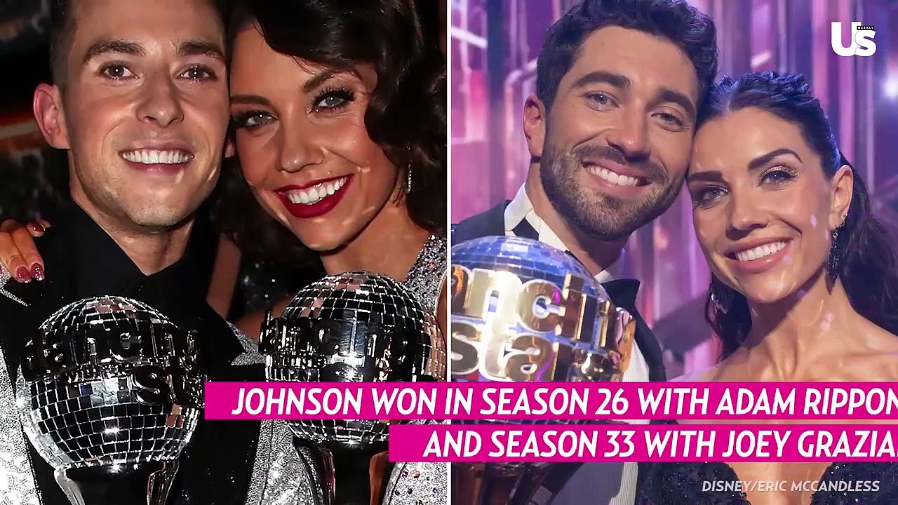 DWTS' Jenna and Val Line Up Mirrorball Trophies for Photo With Son Rome