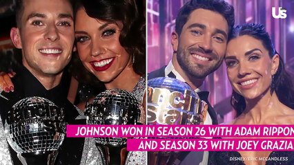 DWTS' Jenna and Val Line Up Mirrorball Trophies for Photo With Son Rome