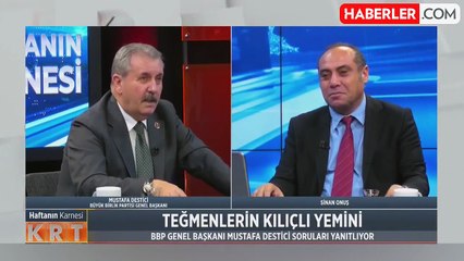 Mustafa Destici'ye "Mustafa Kemal'in askeri misiniz?" diye soruldu