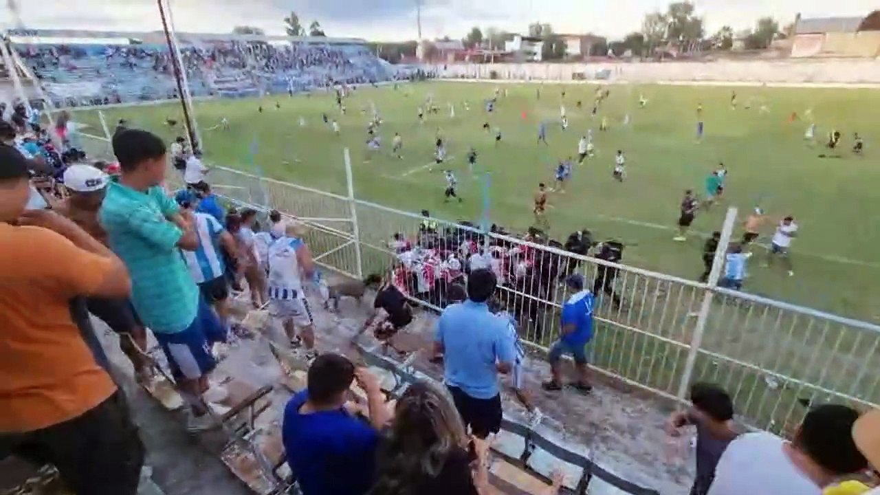 Agresión a los jugadores de Sportivo Guzmán 1 (1)