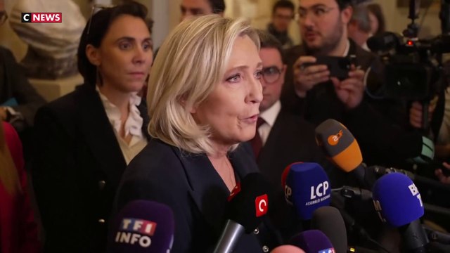 Marine Le Pen : «Les Français en ont soupé» avec Michel Barnier «c’est encore pire»