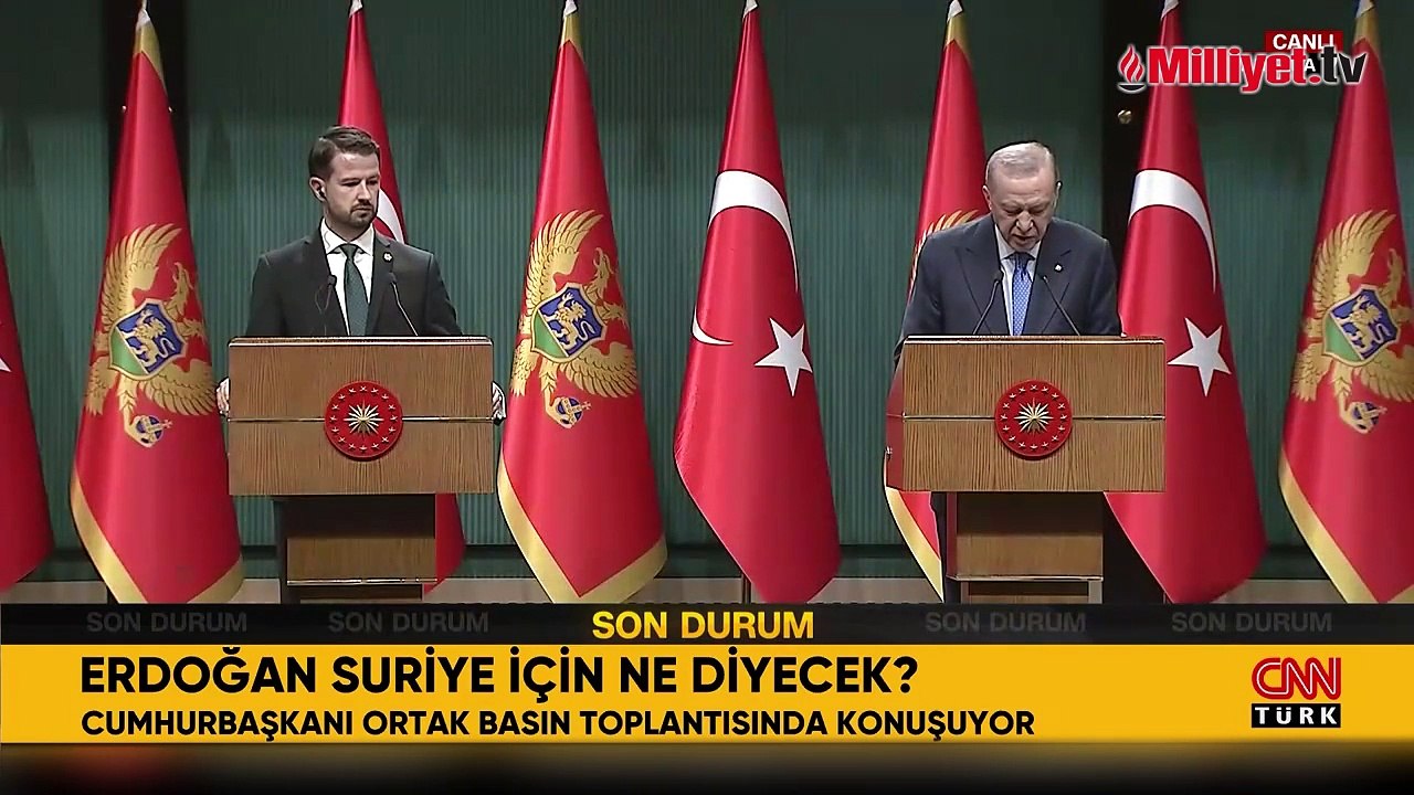 Erdoğan'dan Suriye açıklaması: Son hadiseler Türkiye'nin haklılığını teyit etmiştir