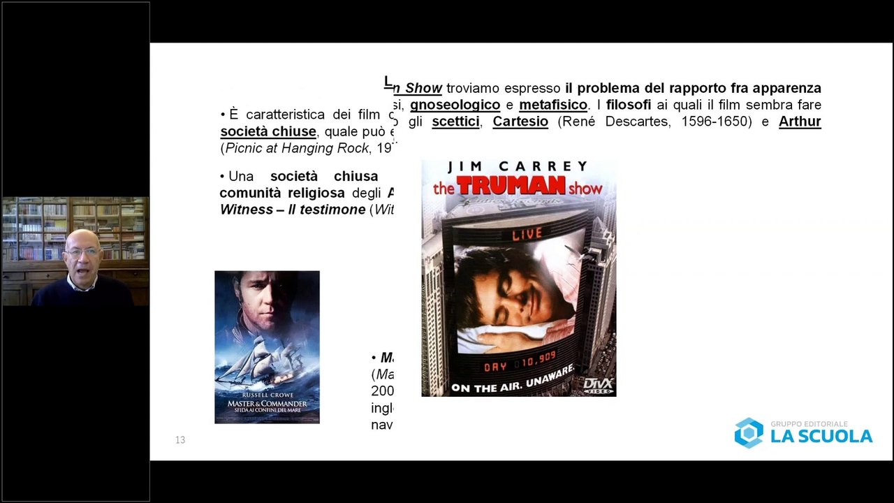 Il dualismo fra apparenza e realtà in filosofia e al cinema (prof. A. Sani)