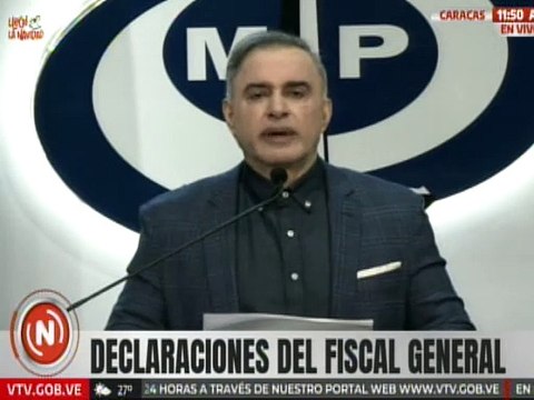 Fiscal Tarek William Saab: Es indigno ver como intentan lavarle la cara a grupos terroristas