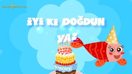 İyi ki Doğdun YAZ - İsme Özel Kırmızı Balık Doğum Günü Şarkısı
