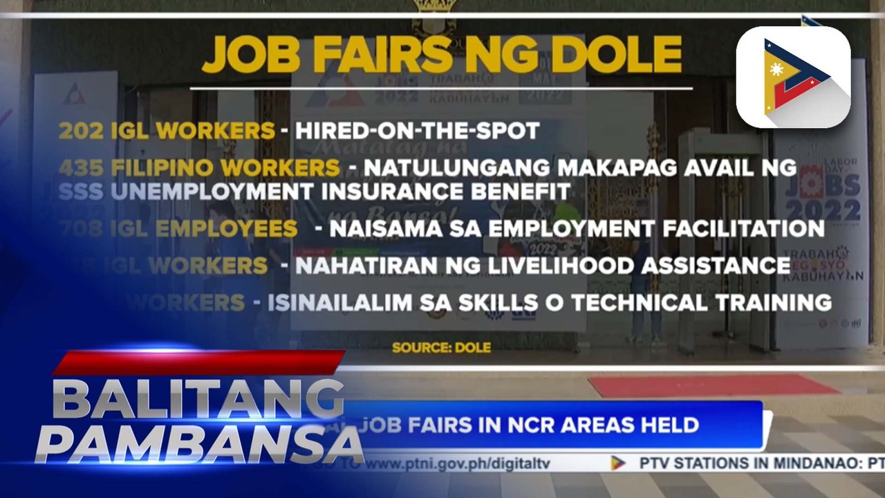 4 special job fairs for displaced POGO workers held