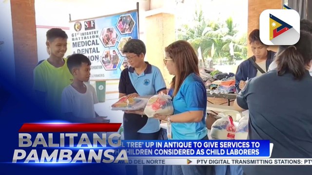 ‘Project Angel Tree’ up in Antique to give services to families with children considered as child laborers