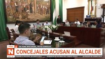 SCZ CONCEJO ANUNCIA SANCIONES A MICREROS POR PARO Y PINCHAR LLANTAS