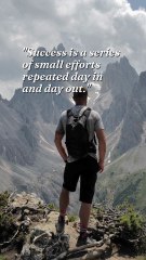 "Success Is Built One Small Step at a Time"