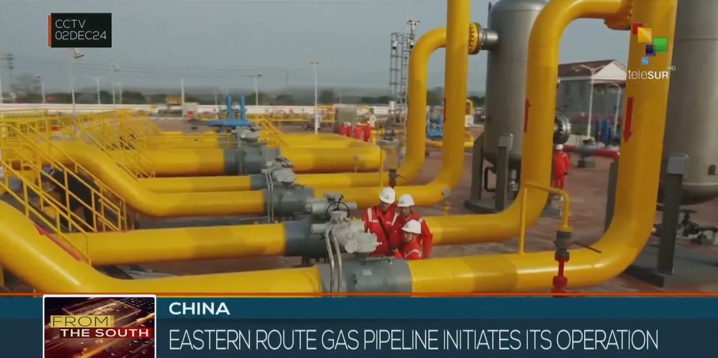 Eastern line of the China-Russia gas pipeline becomes operational
