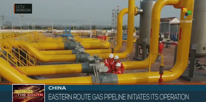 Eastern line of the China-Russia gas pipeline becomes operational