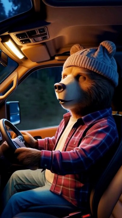 lion Is Driving Tesla