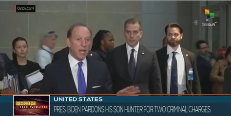 U.S. President issues reprieve to his son Hunter Biden on criminal charges