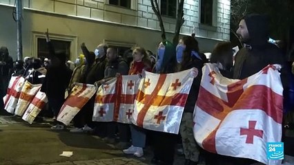 Manifestaciones en Georgia en contra del Gobierno por suspensiones de negociaciones con la UE