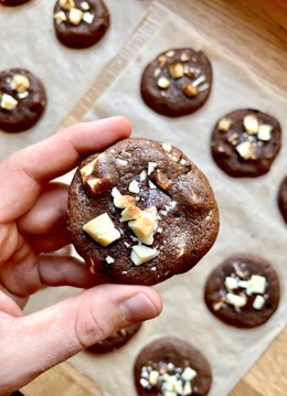 Recette Cookies de Noël Pain d'Épices et Chocolat Blanc | Cookies Faciles Gourmands et Chewy