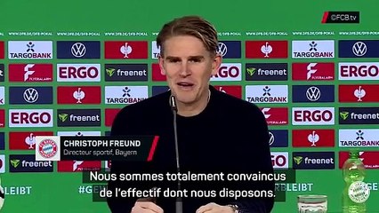 Freund ne veut pas entendre parler d'une doublure pour Kane
