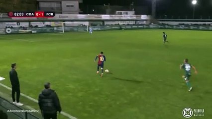 ¡Espectacular gol de Dani Rodríguez en la victoria del Barça contra Arenteiro ⚽