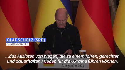 Scholz in Kiew: Russland kann Ukraine keinen "Diktatfrieden" aufzwingen