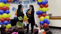 Native American students celebrate Comanche teacher working to preserve students’ culture