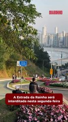 Estrada da Rainha será interditada nesta segunda