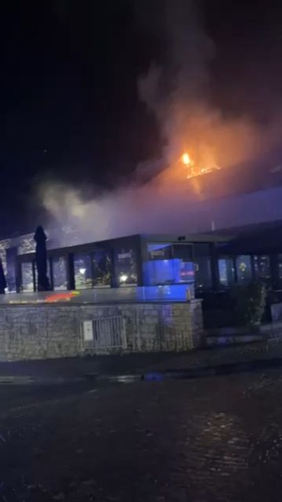 Incendie au niveau du restaurant dans l'hôtel "Le Sanglier des Ardennes"