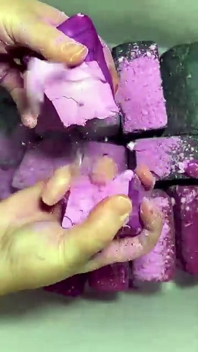 Pink & Gray Dusty Dyed Chalk Crush