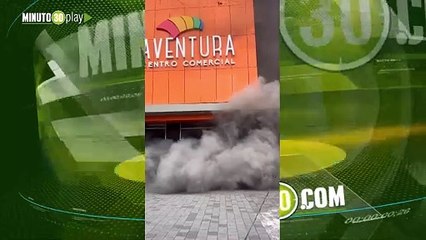 Reportan incendio estructural en el C.C. Aventura