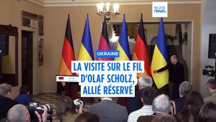 En Ukraine, la visite sur un fil d'Olaf Scholz