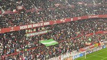 Los ultras del Sevilla reivindican la autonomía andaluza