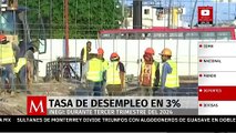 Tasa de desempleo en 3% durante el tercer trimestre del 2024: Inegi