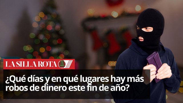 Estos son los días y lugares donde hay más robos de dinero este fin de año en la CDMX