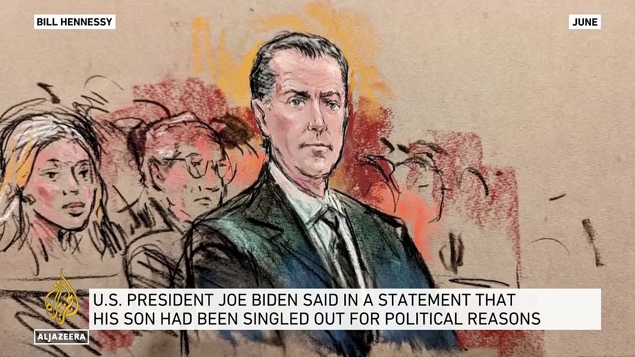 US President Joe Biden pardons his son_ Hunter Biden had been facing possible prison time