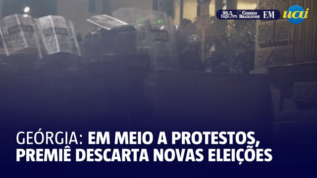 Em meio a protestos, premiê da Geórgia descarta novas eleições