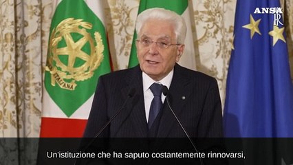 Mattarella: "Corte dei conti garante imparziale"