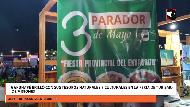 Garuhapé brilló con sus tesoros naturales y culturales en la Feria de Turismo de Misiones