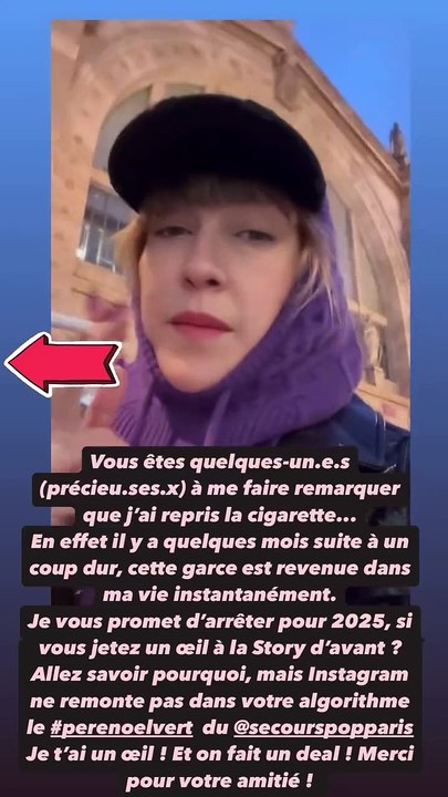Daphné Bürki avoue avoir repris la cigarette. Instagram
