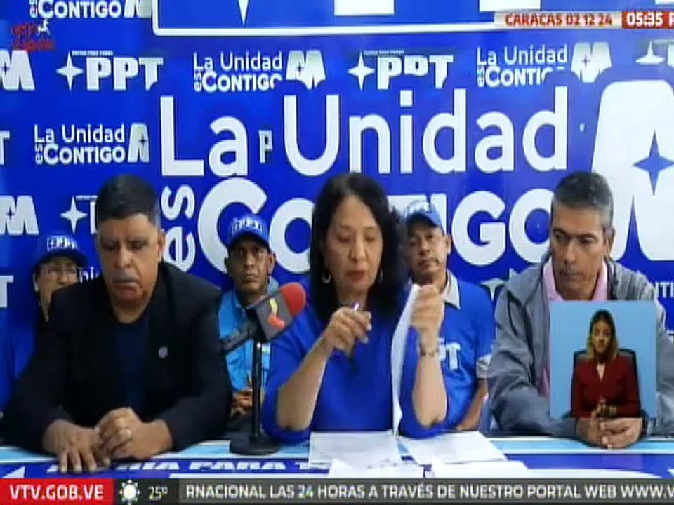 Partido PPT respalda promulgación de la Ley Libertador Simón Bolívar