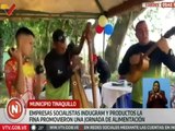 Cojedes | Empresas del municipio Tinaquillo promueven jornada de alimentación