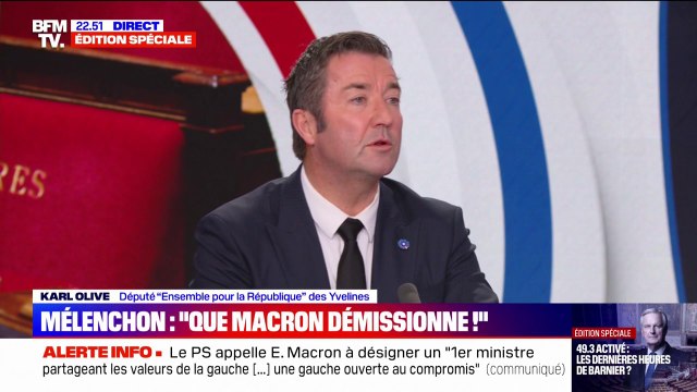 Karl Olive (Ensemble): Michel Barnier a fait le maximum de ce qu'il pouvait faire
